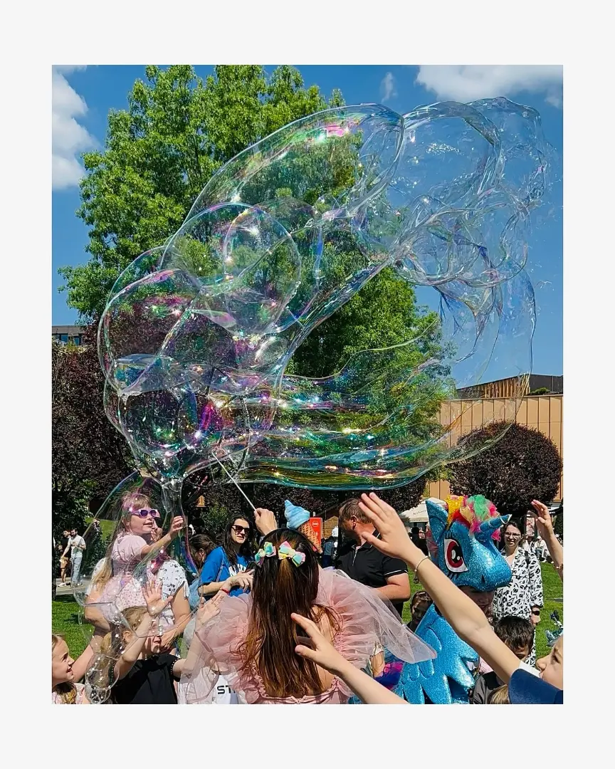 animatie bubble show iasi
