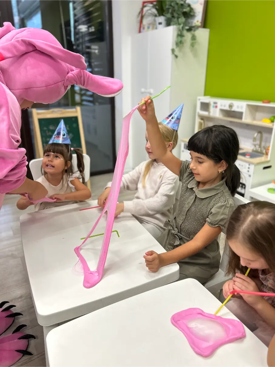 petreceri copii cu atelier de slime iasi